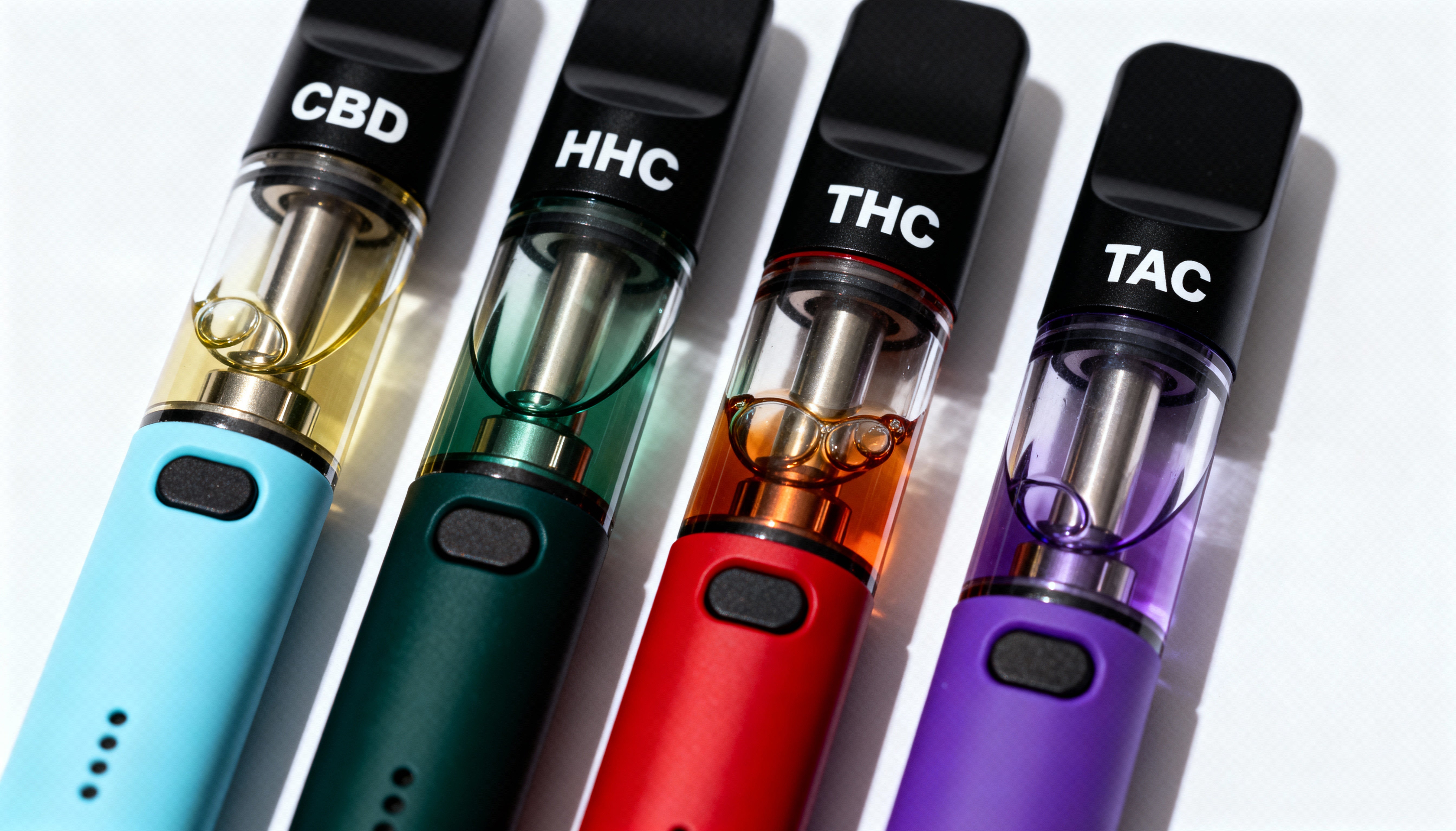 CBD vs. HHC vs. THC vs. TAC: Unterschiede bei Vapes erklrt Happys Amsterdam CBD vs. HHC vs. THC vs. TAC: Unterschiede bei Vapes erklrt Happys Amsterdam