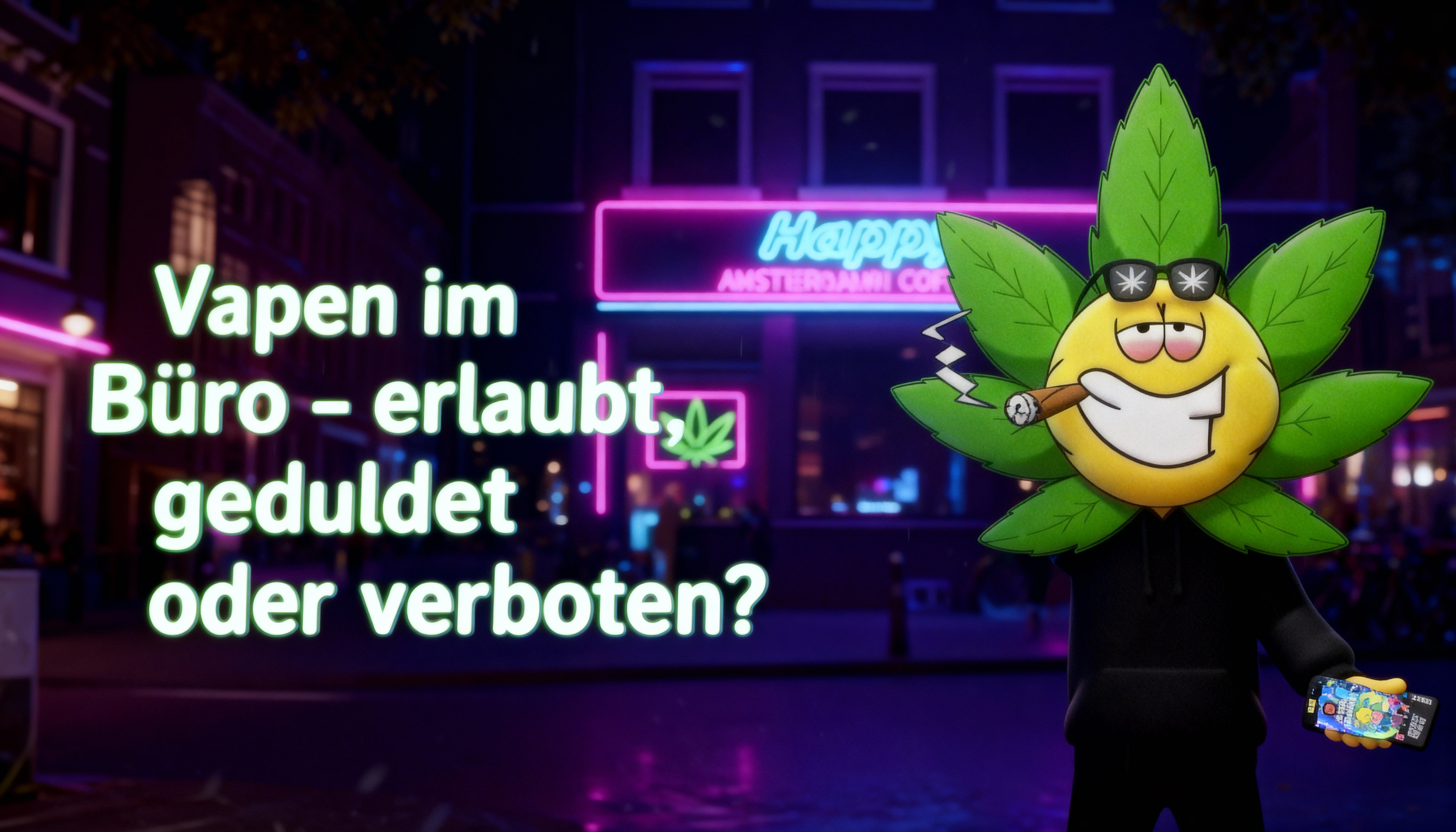vapen am arbeitsplatz Vapen im Büro: Erlaubt oder verboten? Regeln erklärt – Happys Amsterdam