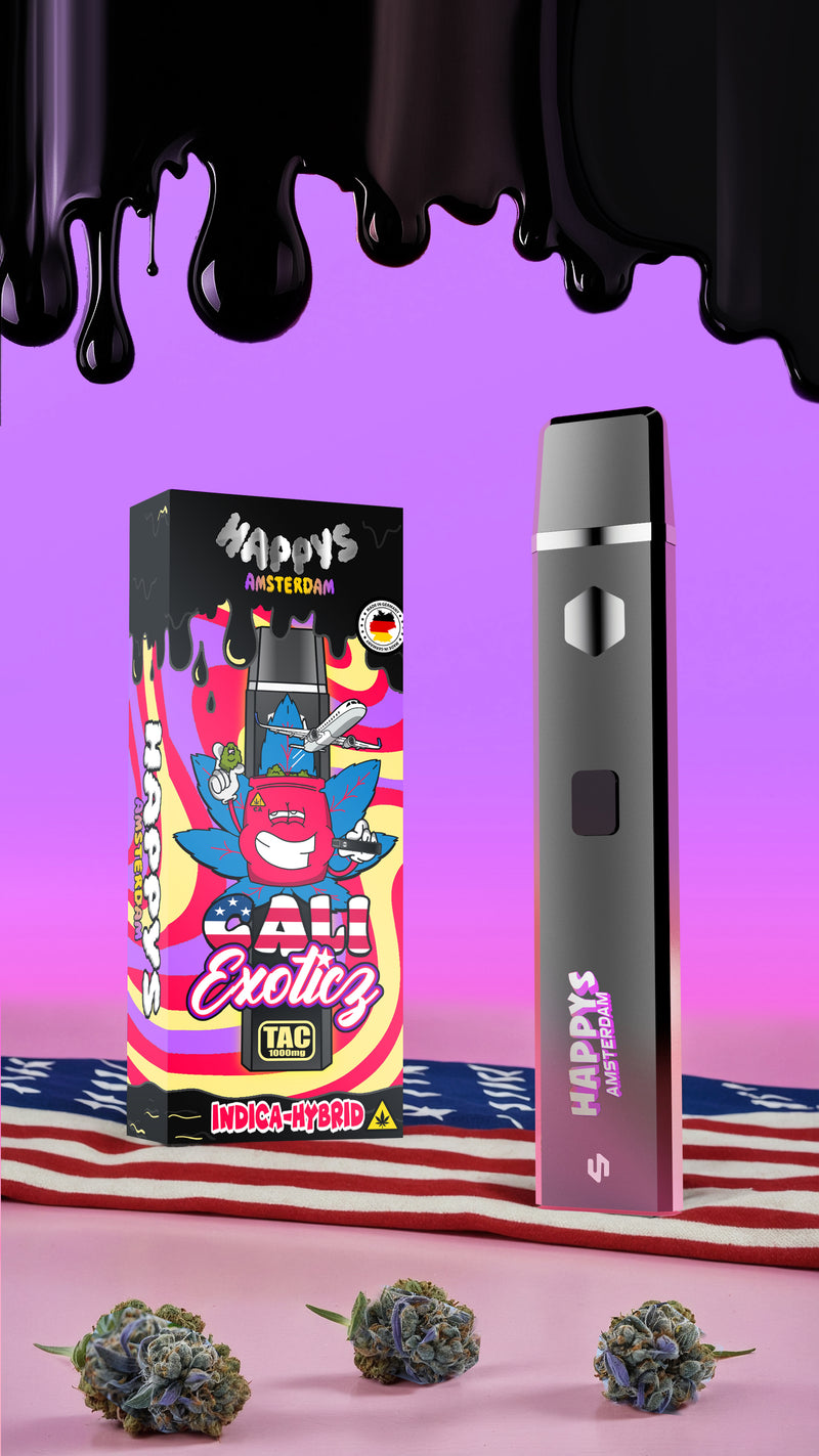 Happys Amsterdam TAC Vape Cali Exoticz