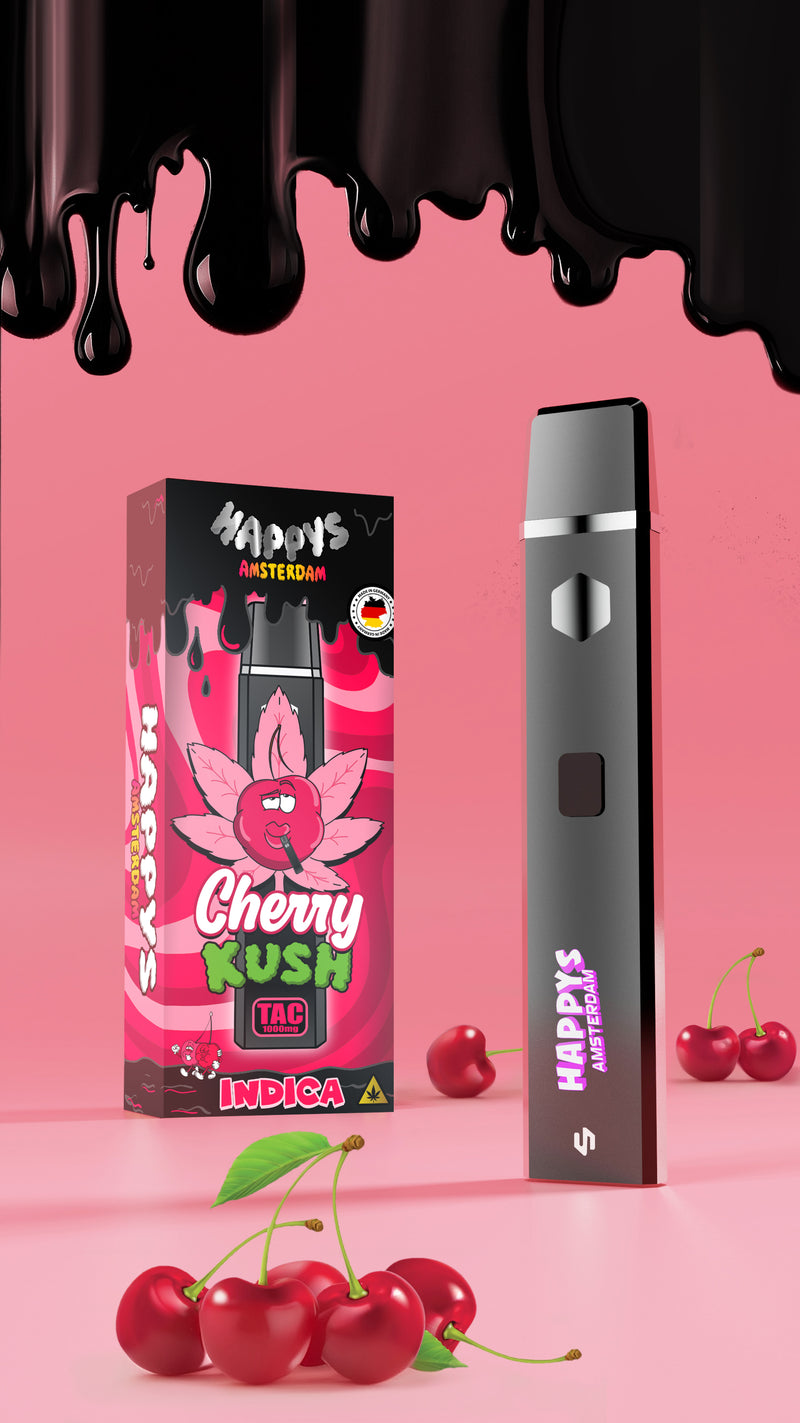 Happys Amsterdam TAC Vape Cherry Kush