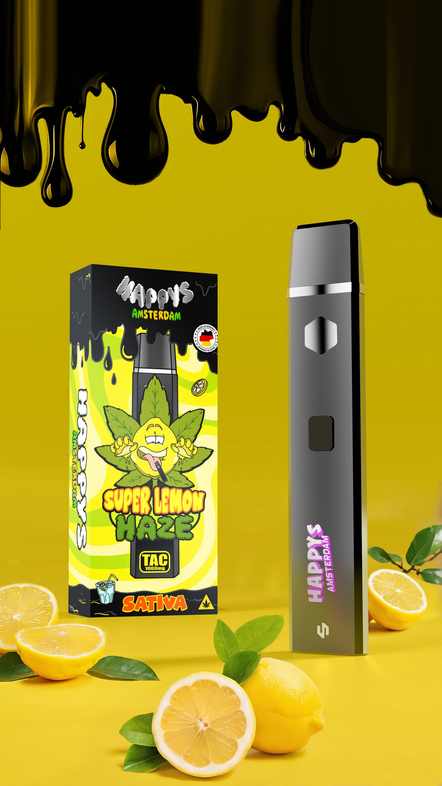 Happys Amsterdam TAC Vape Super Lemon Haze