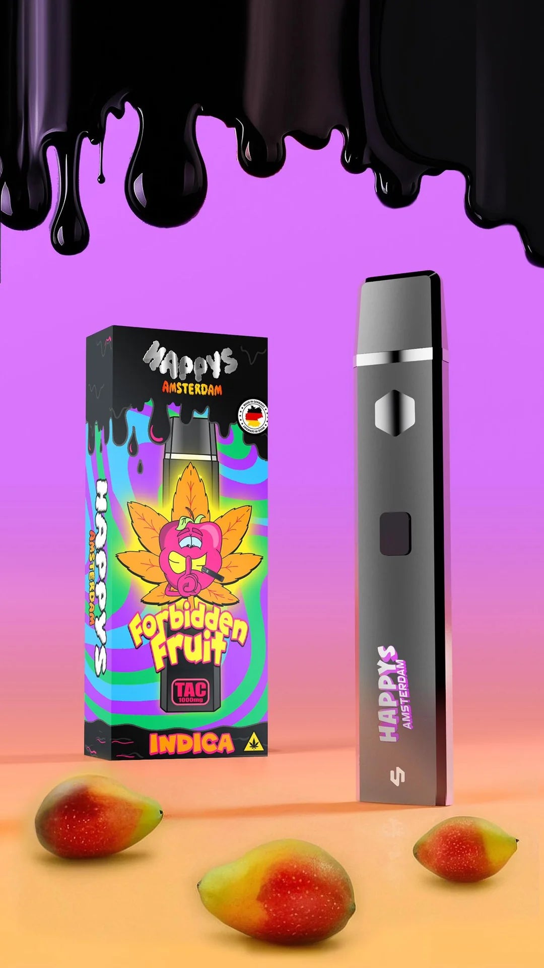 Happys Amsterdam TAC Vape Forbidden Fruit