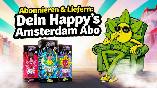Abonnieren & Liefern: Dein Happy's Amsterdam Abo – immer frisch, immer HAPPY