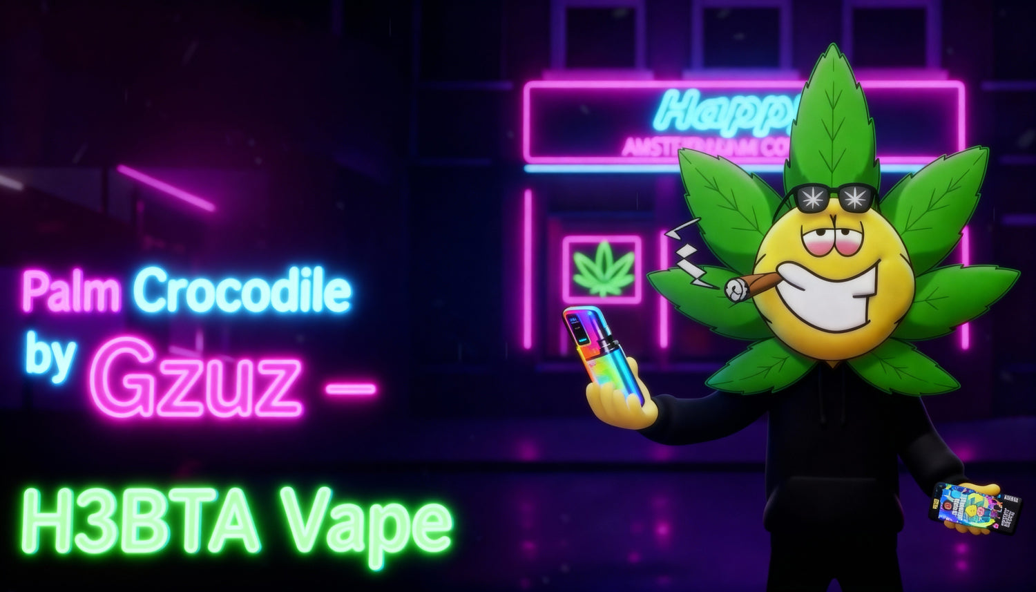 Palm Crocodile by Gzuz – H3BTA Vape