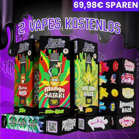 Happy Amsterdam Vape Erfahrungen 10er Bundle Happy's Intensiver, THC-freier Genuss Happys Amsterdam Happy's Amsterdam 1000mg Happy Amsterdam Vape Erfahrungen 10er Bundle Happy's Intensiver, THC-freier Genuss Happys Amsterdam Happy's Amsterdam 1000mg