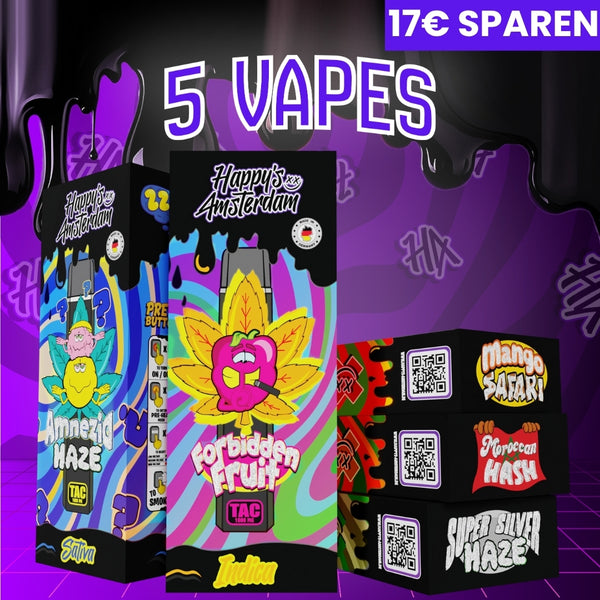 Happys Amsterdam Tac Vape Anleitung Happys Amsterdam Premium 1ml TAC Vape  Super Lemon Haze Happy Amsterdam TAC Geschmack trifft Legalitt  CBD-Express24.com
